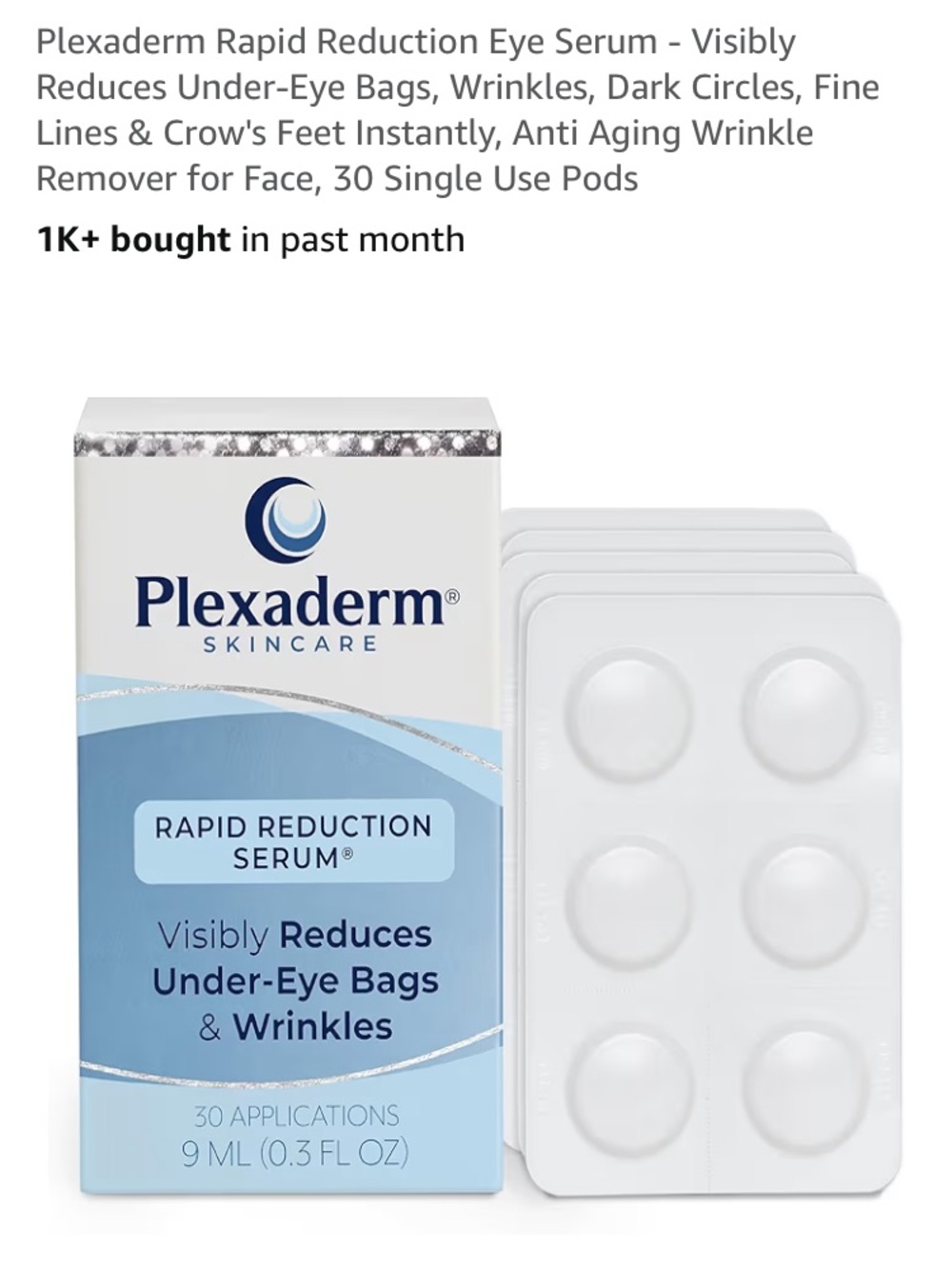 Rapid Reduction Eye Serum – 30 Single Use Pods, Blue